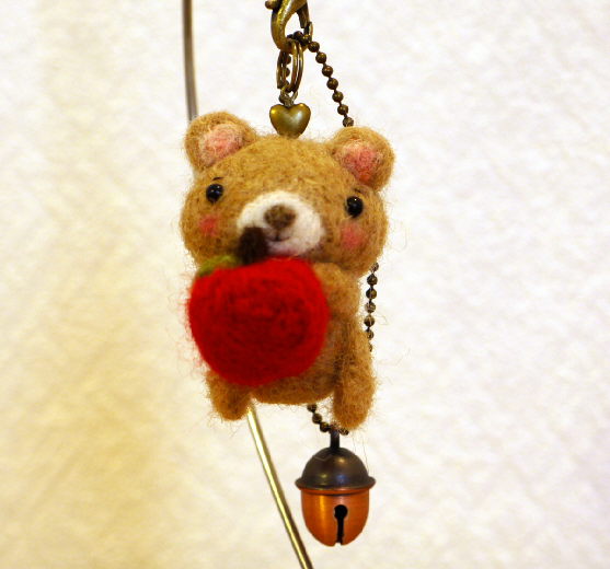 動物ストラップ クマきち Studio Kery